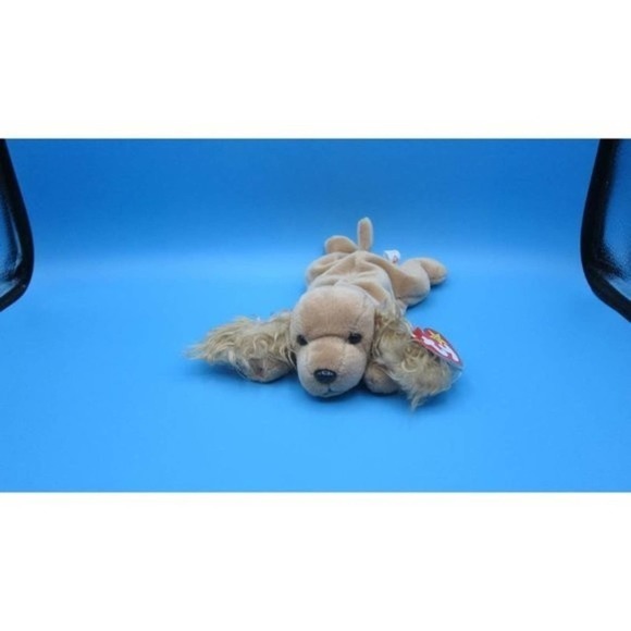 Spunky the Cocker Spaniel TY Beanie Babies matching Teenie Beanie Baby 1997 MWT - Picture 3 of 4